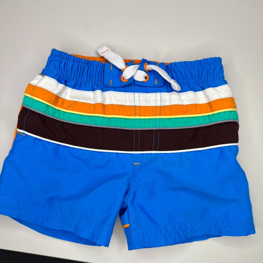 Sand N Sun Striped Swim Toddler Trunk Shorts